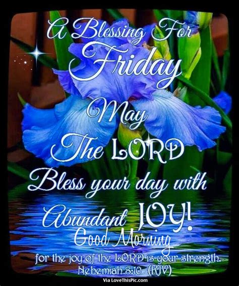 good morning friday blessings and prayers